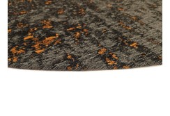Kilimas Scru Carlucci 1,6*1,6 anthracite terra apv