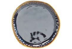 Glazūruoto akmens Lėkštė mėlyna Ø20,6cm