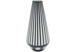 Moderni juodai balta Vaza 44cm aukščio