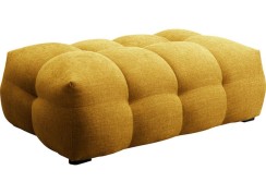 Geltonas pufas 125x80cm