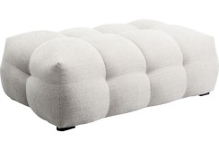 Švelniai rusvas pufas 125x80 cm