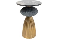 Modernus staliukas marmuro stalviršiu Ø43cm