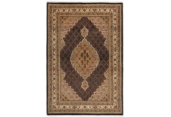 Kilimas Tabriz Mahi Med.Black 242*173 12/60