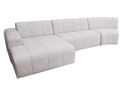 Balta kampinė sofa 3dalių Balta kampinė sofa 3dalių
