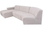 Balta kampinė sofa 3dalių Balta kampinė sofa 3dalių