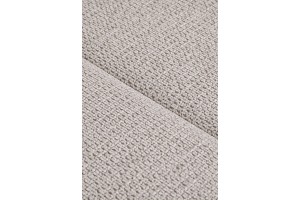 Balta kampinė sofa 3dalių
