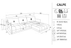 Pilka kampinė sofa su miegojimo funkcija ir patalynės dėže Pilka kampinė sofa su miegojimo funkcija ir patalynės dėže