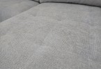 Pilka kampinė sofa su miegojimo funkcija ir patalynės dėže Pilka kampinė sofa su miegojimo funkcija ir patalynės dėže