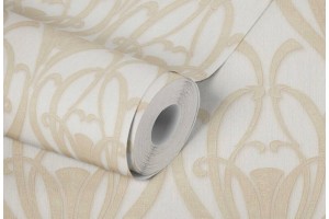 Klasikiniai rusvi tapetai 53cm pločio