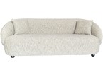 Smėlio spalvos trivietė sofa Smėlio spalvos trivietė sofa