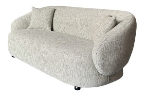 Smėlio spalvos trivietė sofa