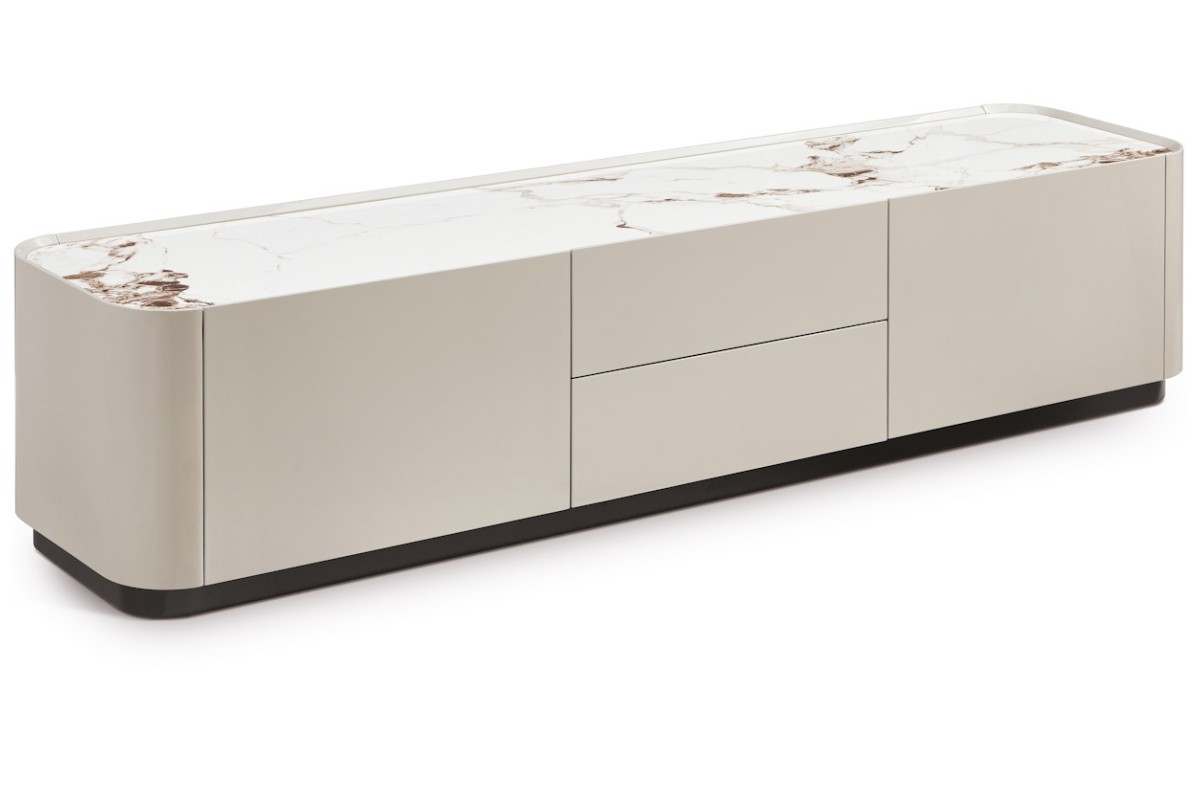 Baltas TV staliukas