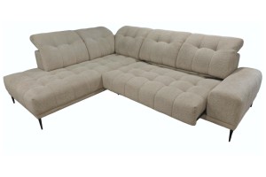 Kairinė Smėlio Spalvos Kampinė sofa Grenada