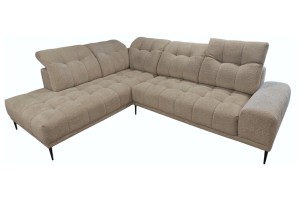 Kairinė Smėlio Spalvos Kampinė sofa Grenada