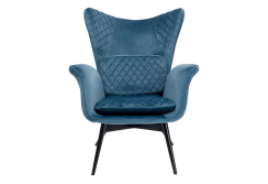 Krėslas Tudor Velvet Bluegreen