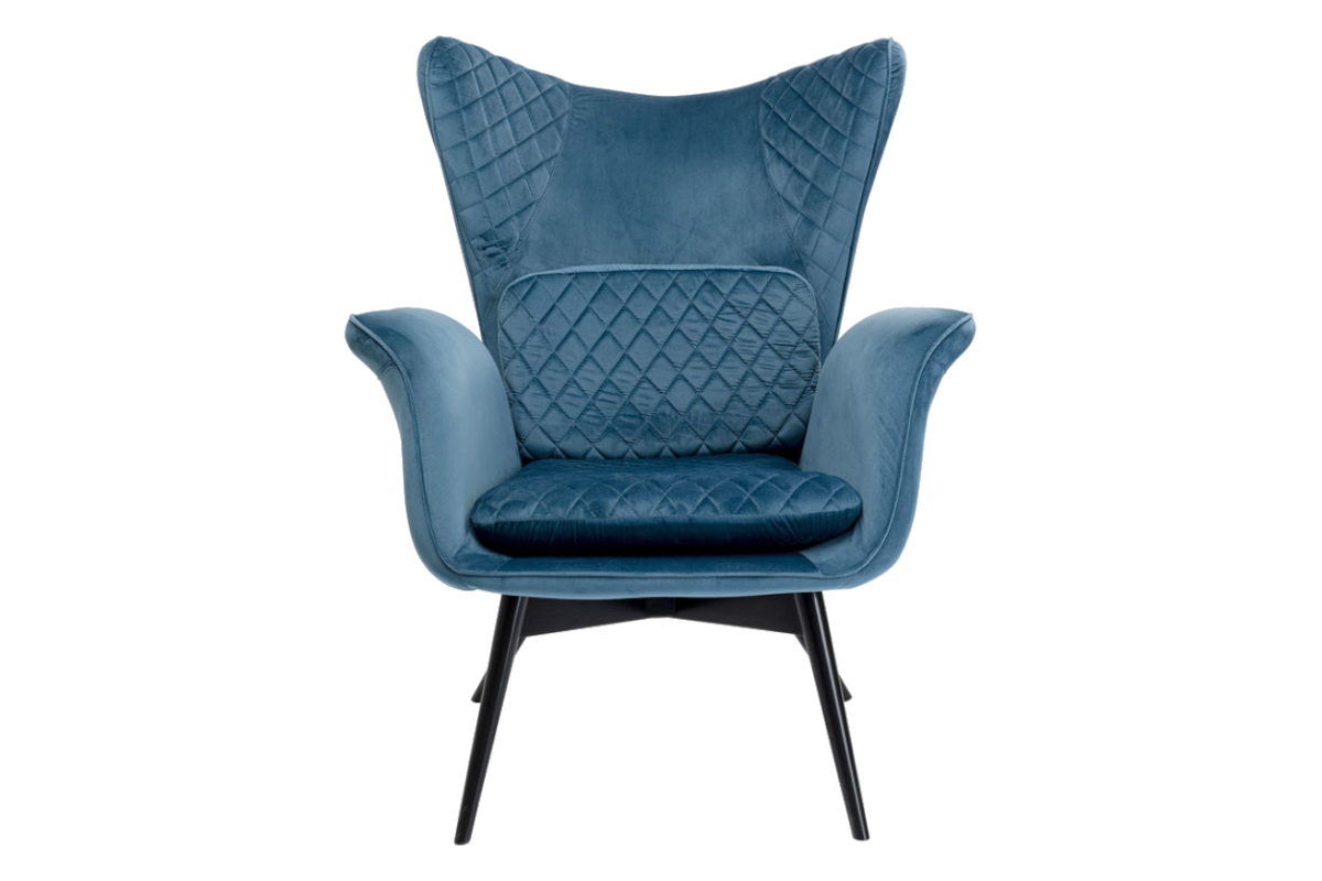 Krėslas Tudor Velvet Bluegreen