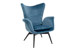 Krėslas Tudor Velvet Bluegreen