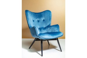 Krėslas Balck Vicky Velvet