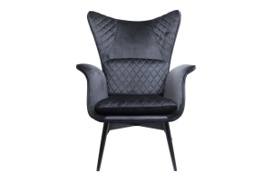 Krėslas Tudor Velvet Black