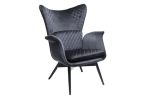 Krėslas Tudor Velvet Black