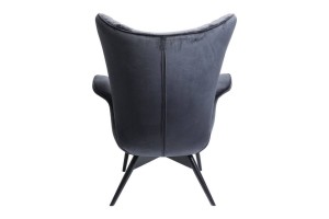 Krėslas Tudor Velvet Black
