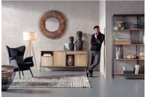 Krėslas Tudor Velvet Black