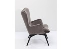 Krėslas Black Vicky Velvet Grey