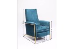 Krėslas Lazy Velvet Blue
