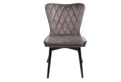 Kėdė Black Marshall Velvet Grey