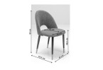 Kėdė Iris Velvet Taupe, 2 vnt Kėdė Iris Velvet Taupe, 2 vnt
