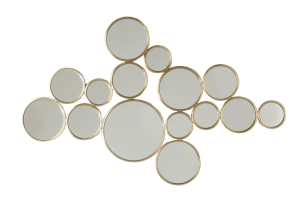 Veidrodis Bubbles Brass