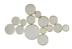 Veidrodis Bubbles Brass