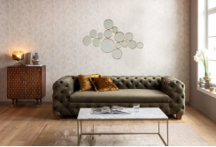 Veidrodis Bubbles Brass