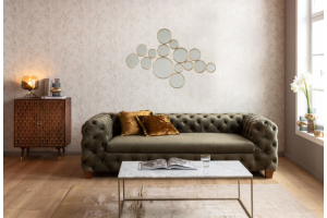 Veidrodis Bubbles Brass
