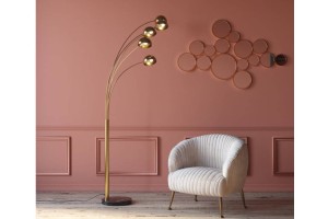 Veidrodis Bubbles Brass