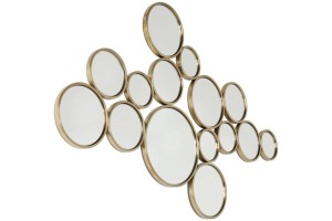 Veidrodis Bubbles Brass