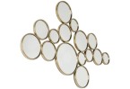 Veidrodis Bubbles Brass