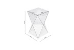 Staliukas Luxury Triangle white