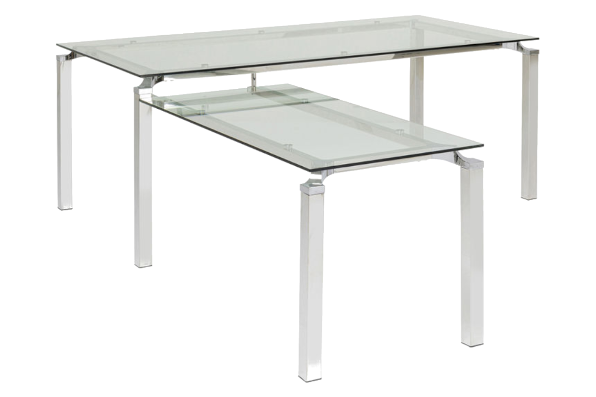 Ofiso stalas Lorenco Corner Chrome