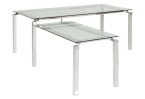 Ofiso stalas Lorenco Corner Chrome