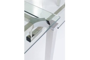 Ofiso stalas Lorenco Corner Chrome