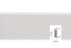 Grindjuostė Cubu flex 40mm 2,5m White