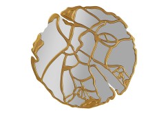 Veidrodis Pieces Gold