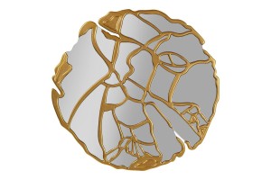 Veidrodis Pieces Gold