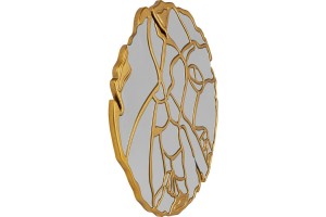 Veidrodis Pieces Gold