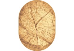 Kilimas Frise Karmel Tronko 1.6*2.2 oval.orzech